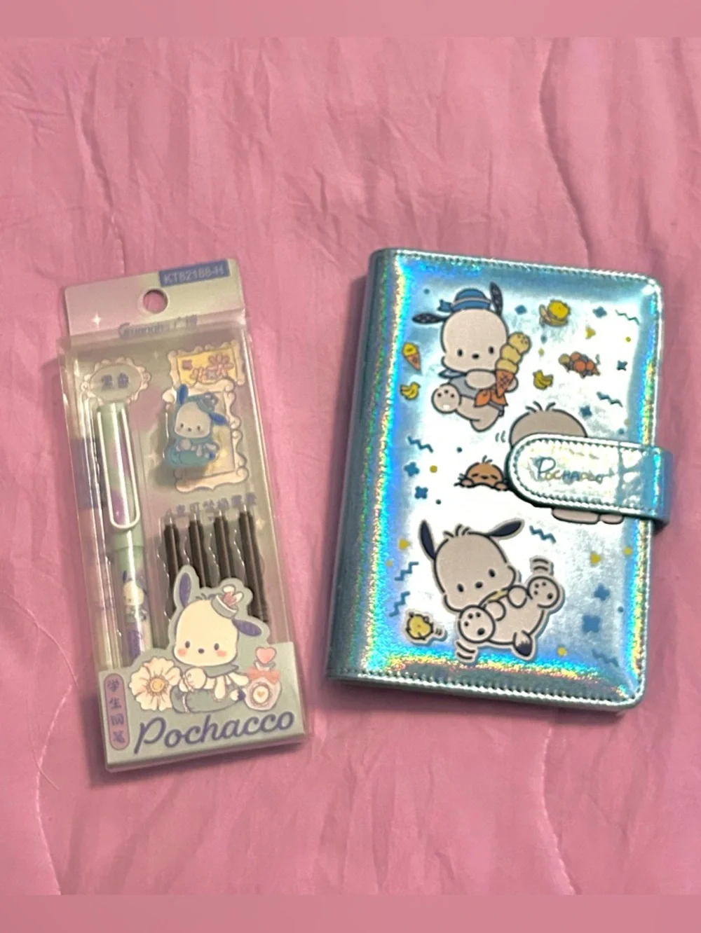 Pochacco Planner and Charm Pen Set